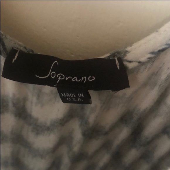 Soprano Chevron Maxi Dress Open Back XS - Picture 5 of 6